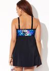 Macrame Knot High Neck Swimdress , , on-hover image number null