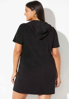 Alana Terrycloth Cover Up Hoodie, , on-hover