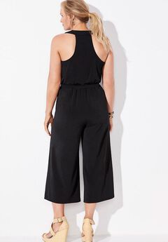 Ava Racerback Jumpsuit, , on-hover