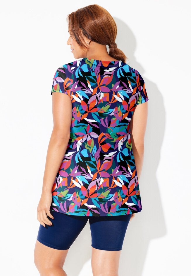 Chlorine Resistant Swim Tunic Set, , on-hover image number null