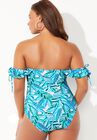 Bandeau Ruffle One Piece Swimsuit, , on-hover image number 1
