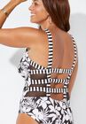 One Piece Swimsuit with Back Detail, , alternate image number null
