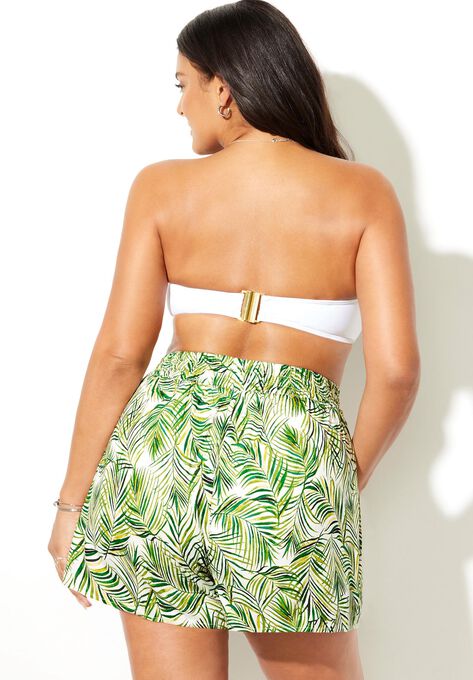 Emma Tie-Front Beach Shorts, , on-hover image number null