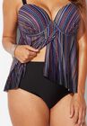 Flyaway Underwire Tankini Top, , alternate image number null
