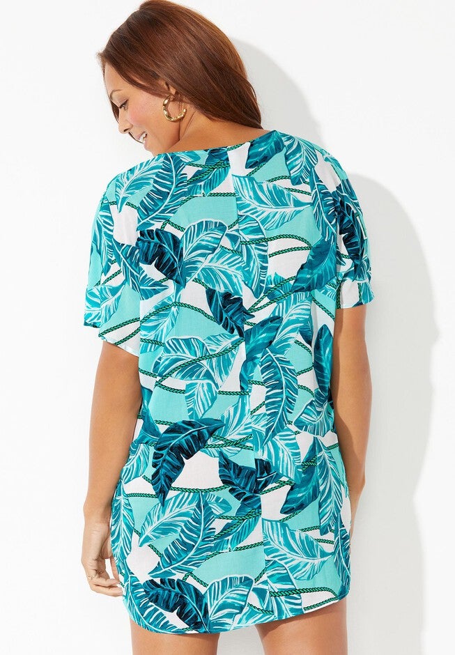 Jada Button Up Cover Up Tunic, , on-hover image number 1