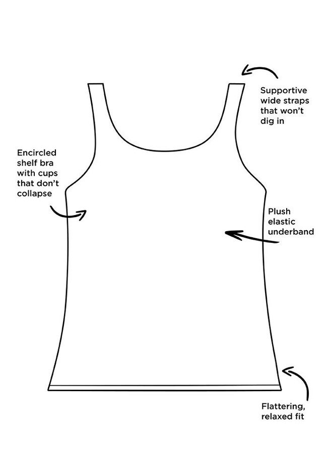 Chlorine Resistant Classic Scoop Neck Tankini Top, , alternate image number null