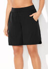 Quick-Dry Petal Hem Short, BLACK, hi-res image number null