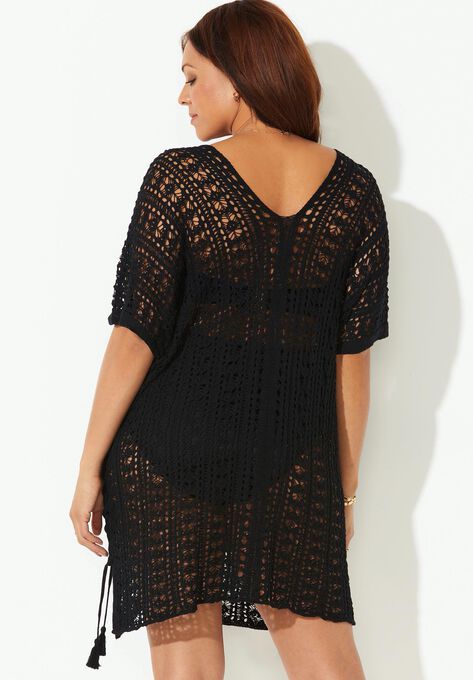 Ada Crochet Cover Up Tunic, , on-hover image number null