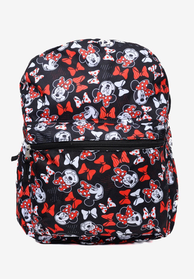 Minnie Mouse All-Over Print Bows Icons 16" Backpack, , alternate image number null