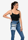 Eeyore Butterflies Passport Bag Travel Crossbody Purse Light Blue, , alternate image number null