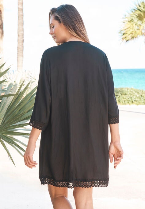 Crochet Dress Cover-Up, , on-hover image number null