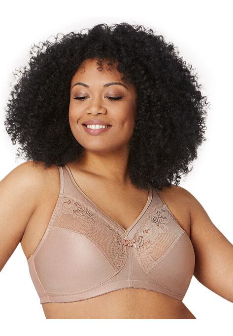 Full Figure Plus Size Magiclift Minimizer Bra Wirefree #1003 Bra, CAFE, hi-res image number null