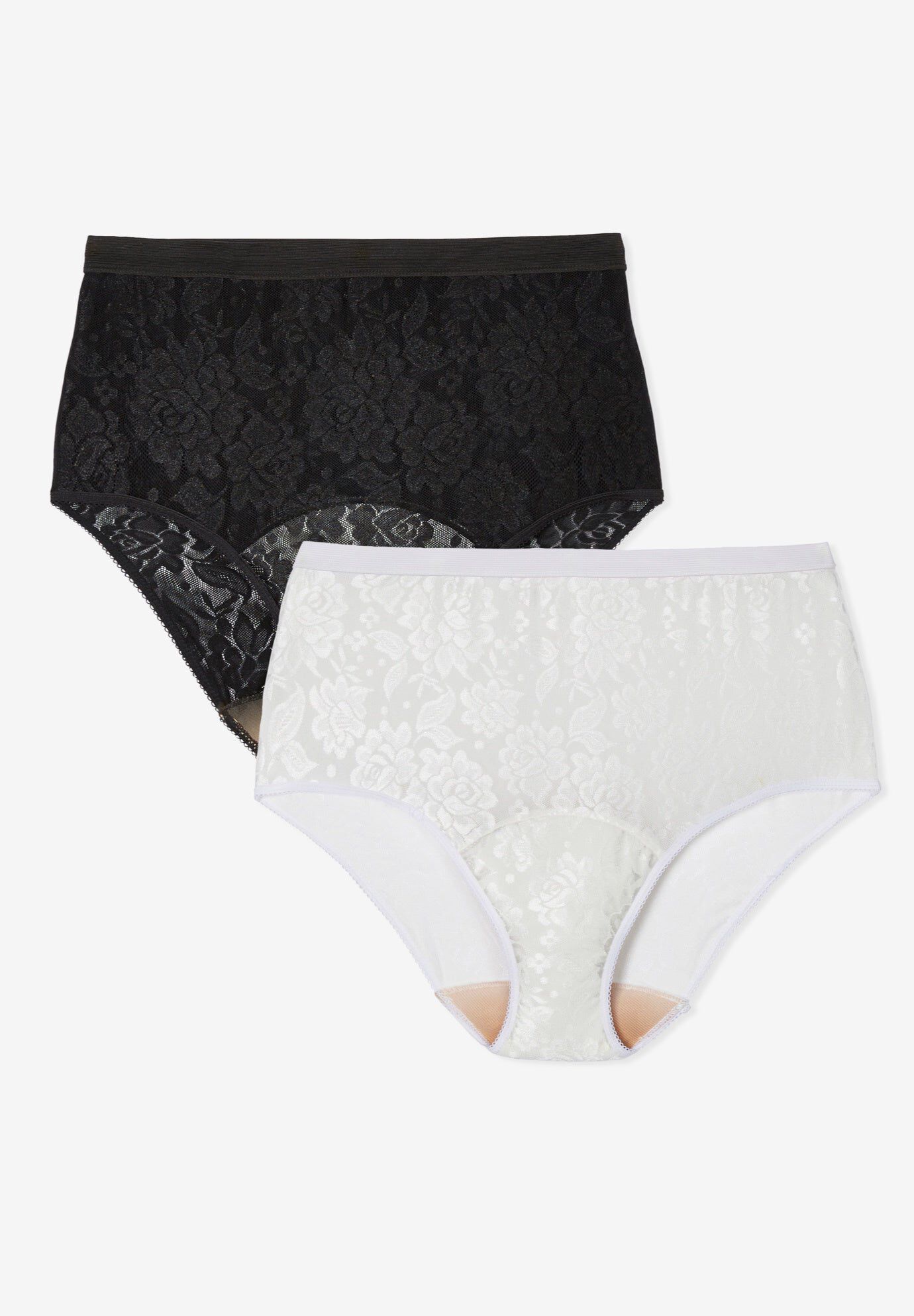Lace Incontinence Brief 2-Pack, BASIC PACK, hi-res image number 0