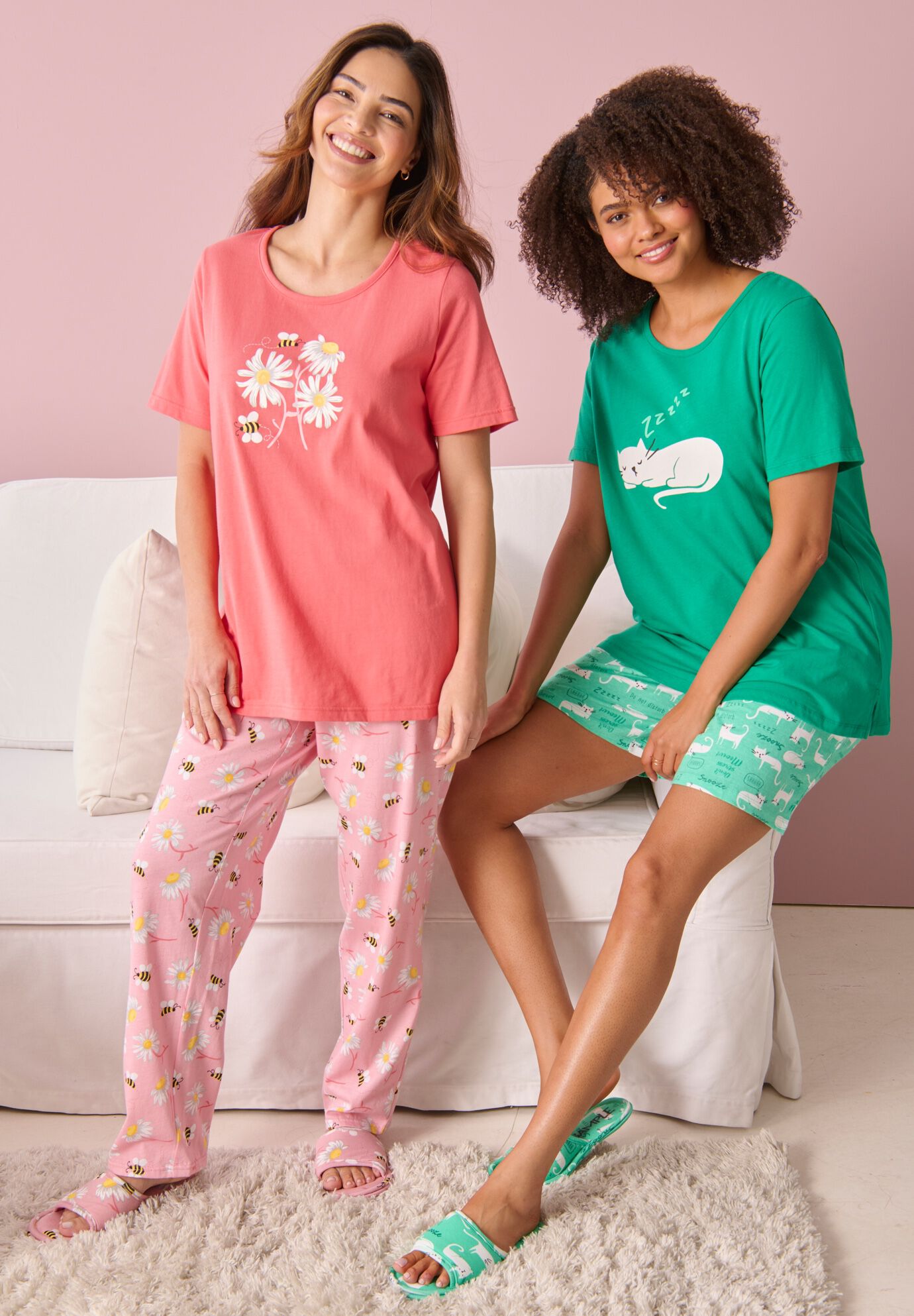 Graphic Tee PJ Set, , alternate image number 3