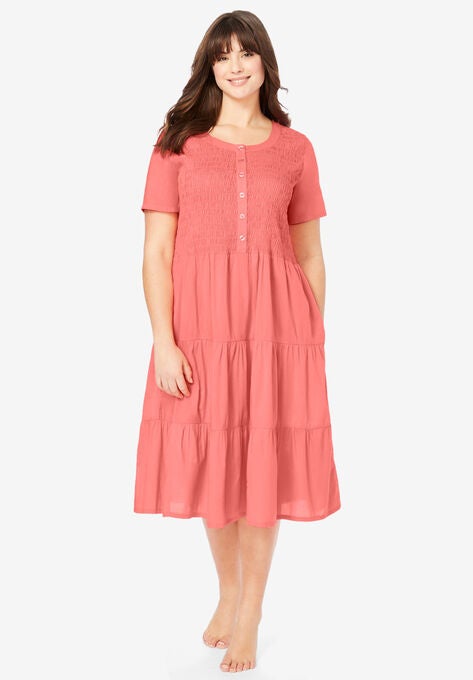 Smock Long Lounger, SWEET CORAL, hi-res image number null