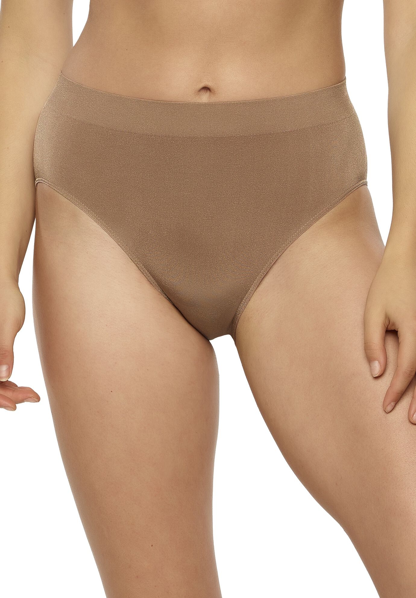 Body Smooth Hi Cut Seamless Brief Panty, ROSE TAN, hi-res image number 0