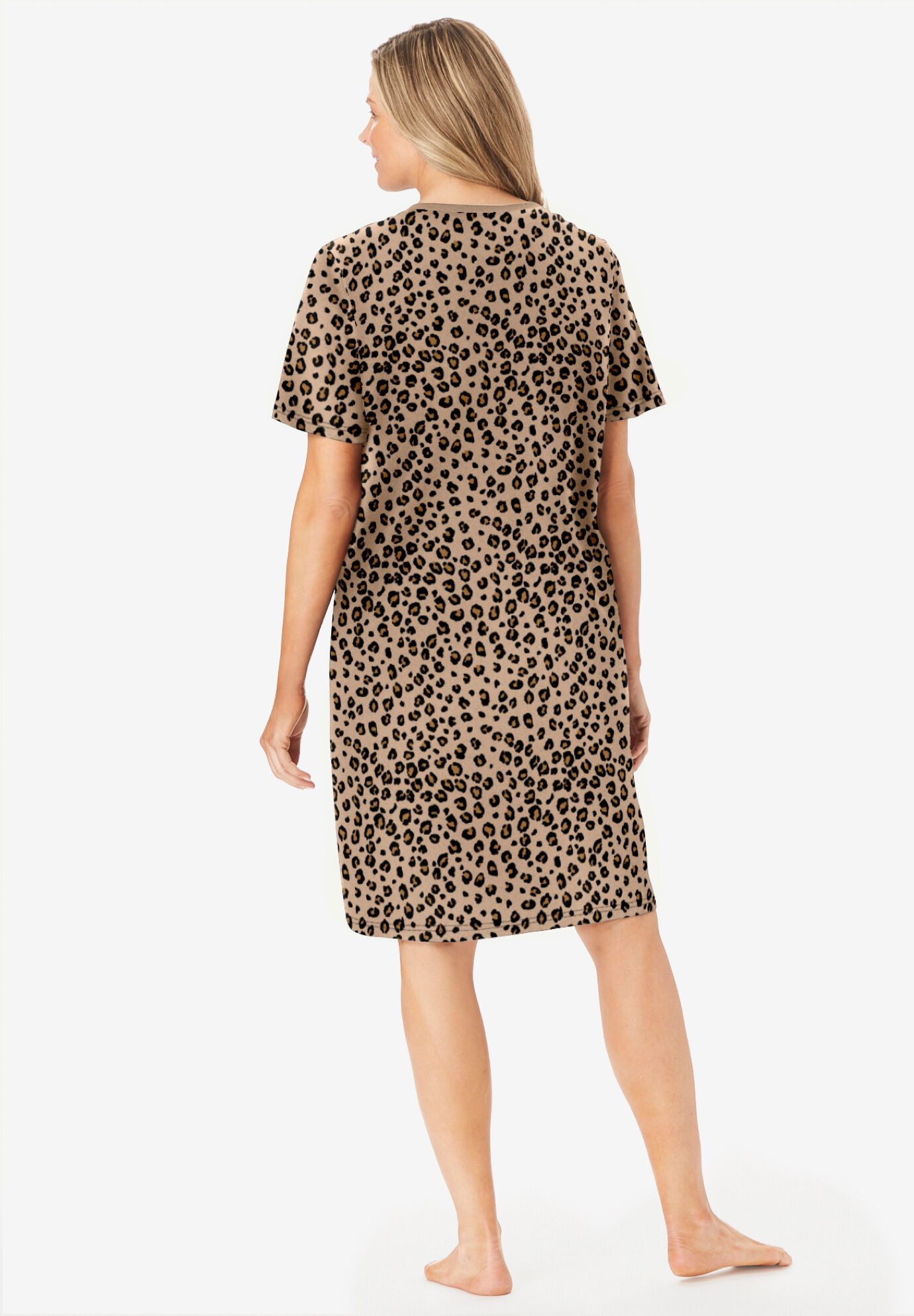 Print Sleepshirt, CLASSIC LEOPARD, on-hover image number 1