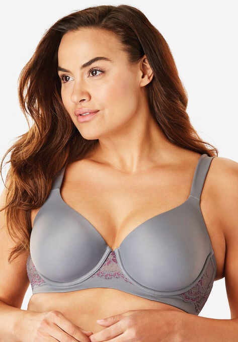 Brigitte Lace Underwire T-Shirt Bra 5214, STORM FRONT GREY, hi-res image number null