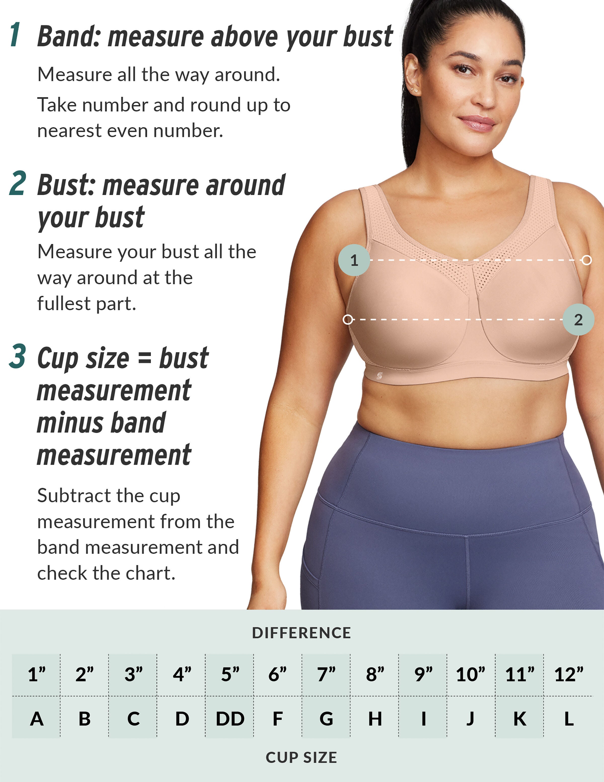 Glamorise MagicLift Seamless Sports Wirefree Bra 1006 (Women's & Women's Plus), BLACK, alternate image number 6