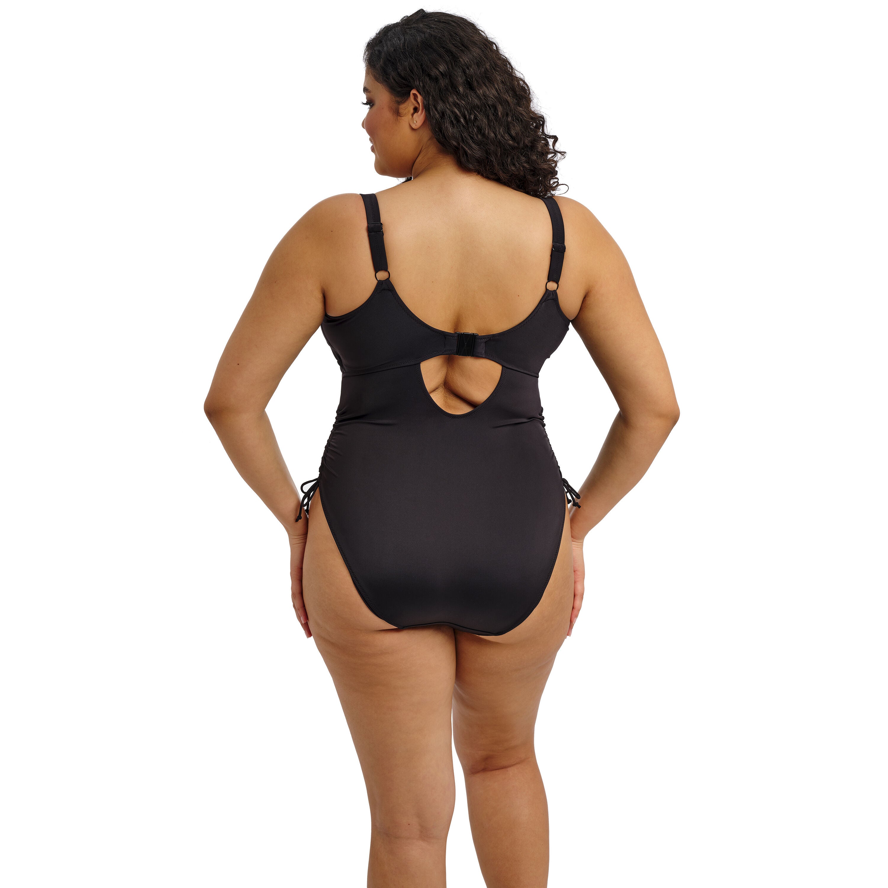Plain Sailing Wireless Swimsuit, BLACK, on-hover image number 1