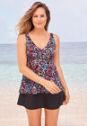 Flowy Tankini Top , PARTY MULTI, hi-res image number null