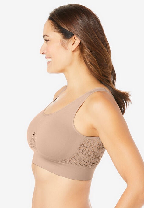 Wireless Cooling Seamless Bra, , alternate image number null