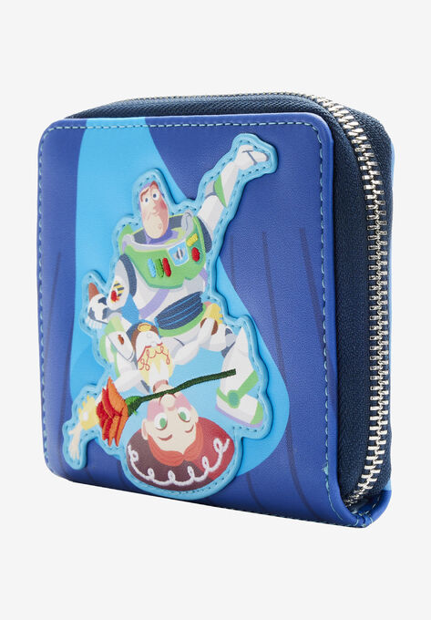Loungefly X Pixar Zip Around Wallet Toy Story Buzz Jessie Woody, , on-hover image number null