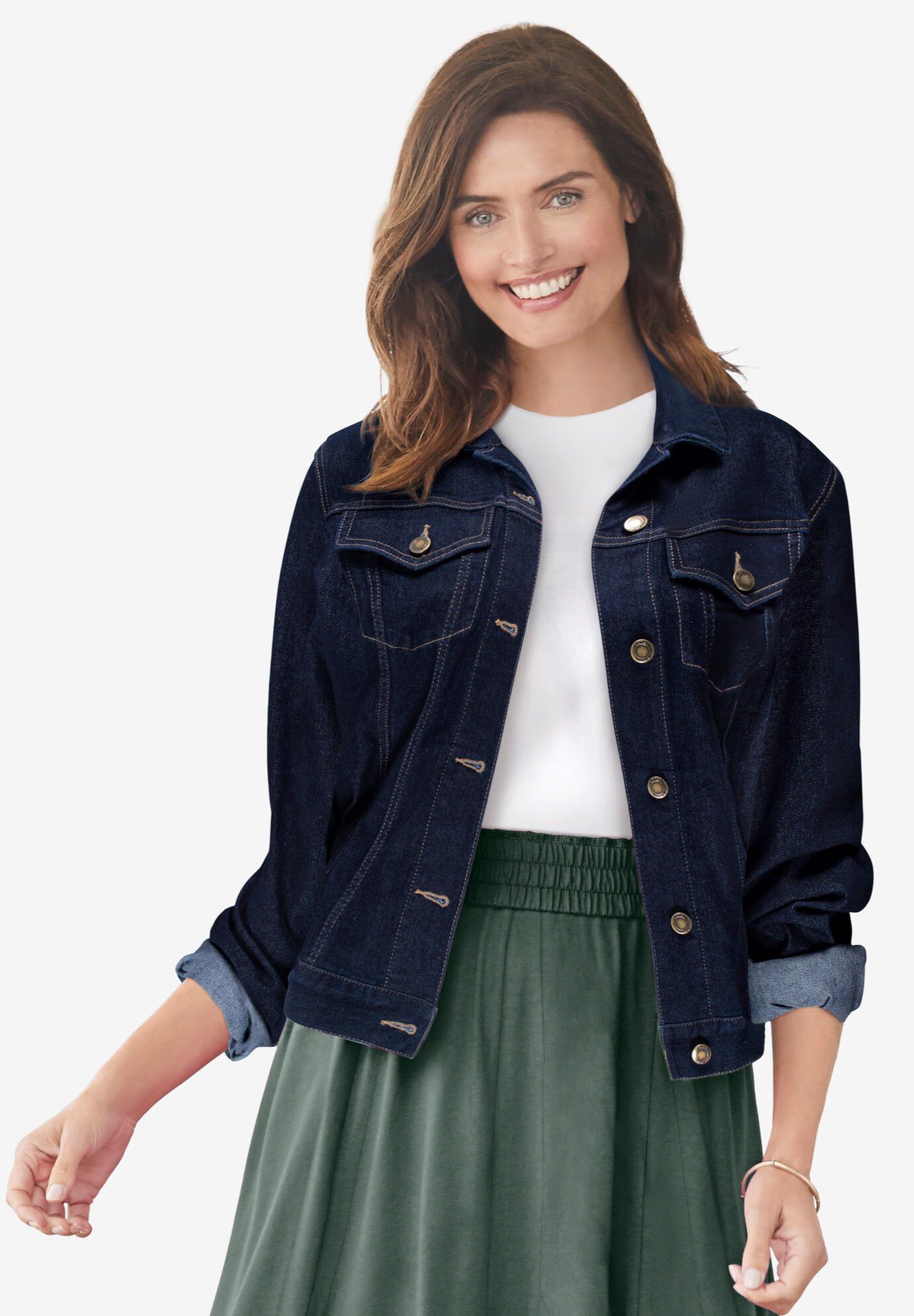 Stretch Denim Jean Jacket