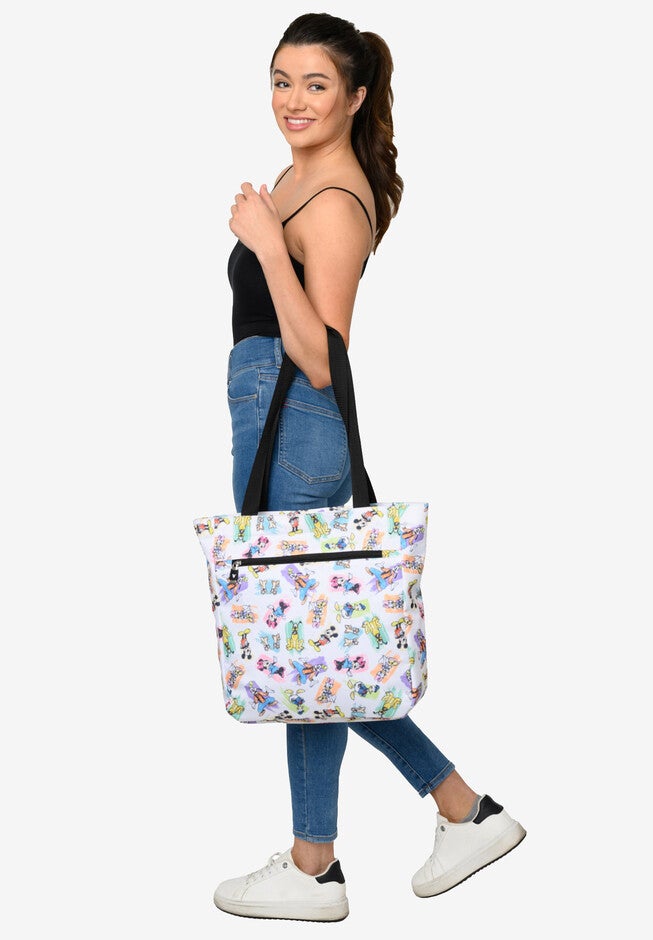 Mickey Mouse & Friends Beach Zippered Tote Bag, , on-hover image number 1