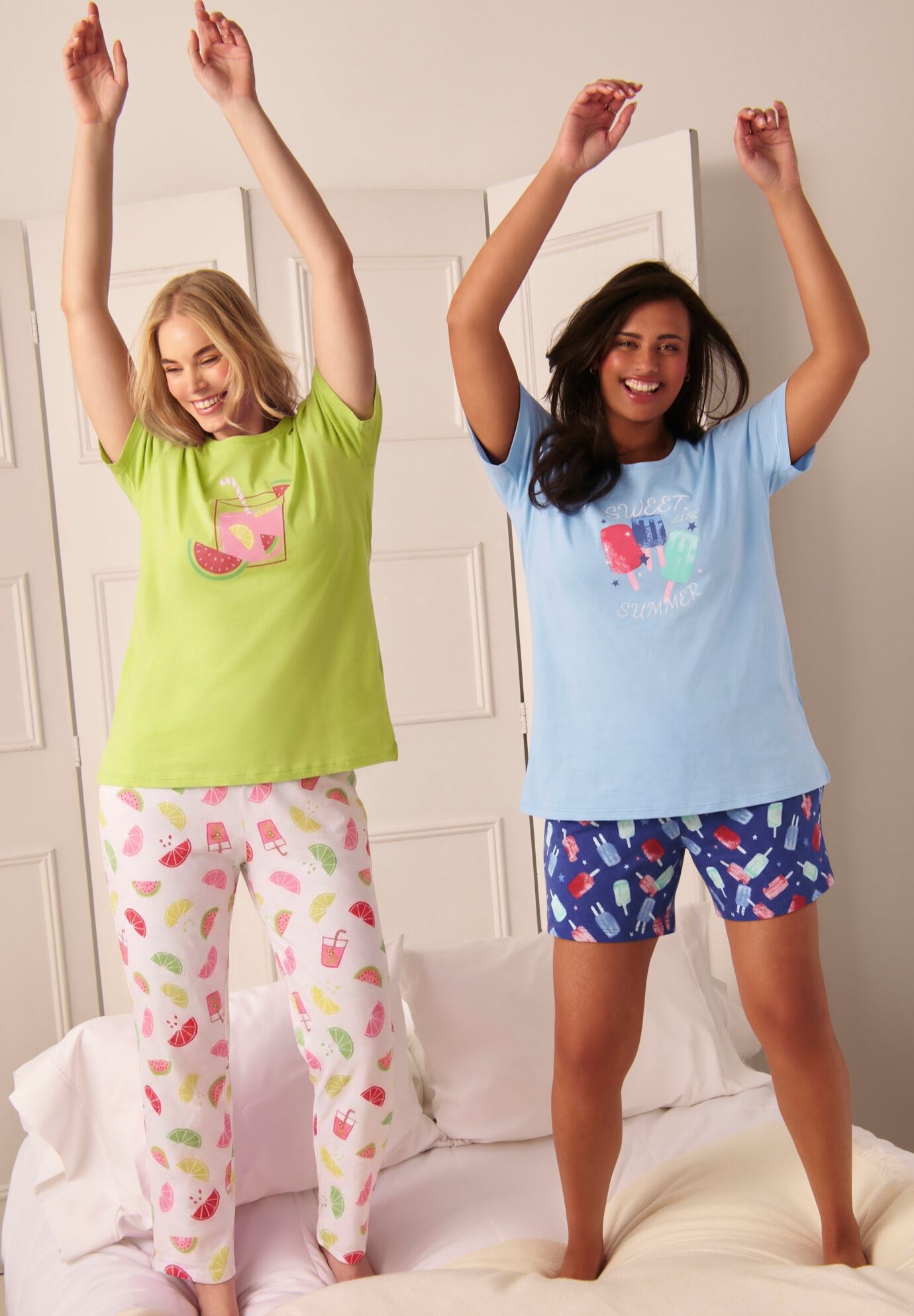 Graphic Tee PJ Set, , alternate image number 7