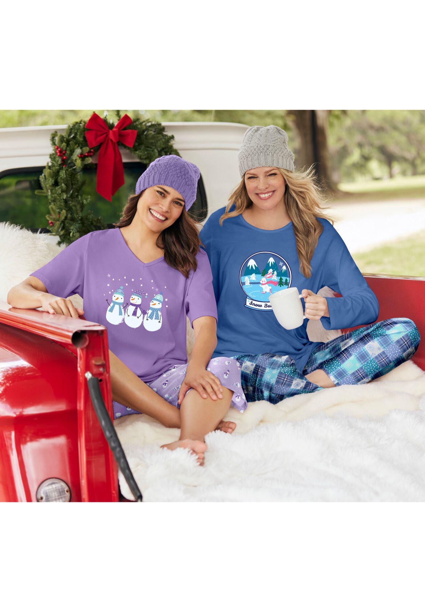 Long Sleeve Knit PJ Set, , alternate image number 4