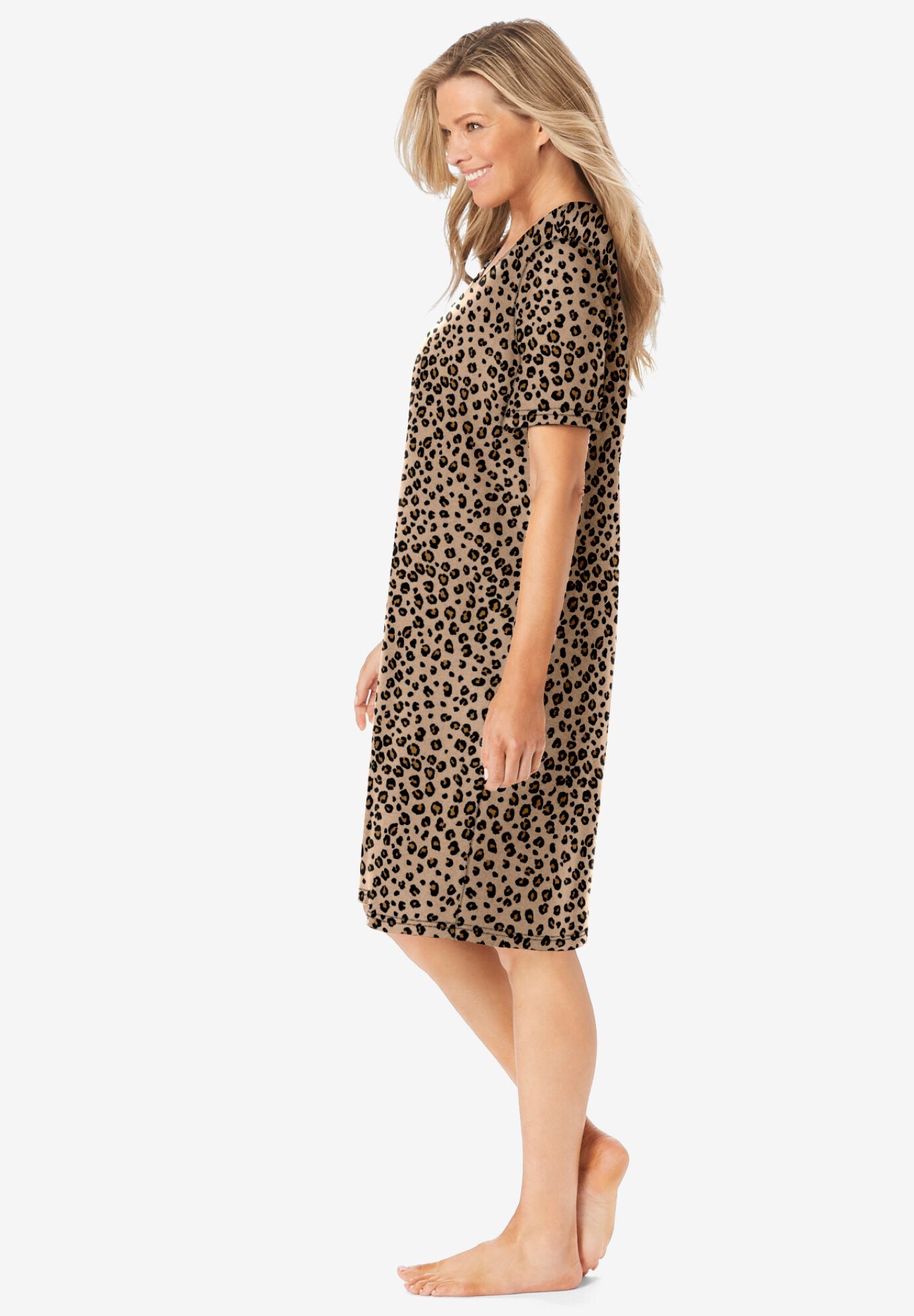 Print Sleepshirt, CLASSIC LEOPARD, alternate image number 2