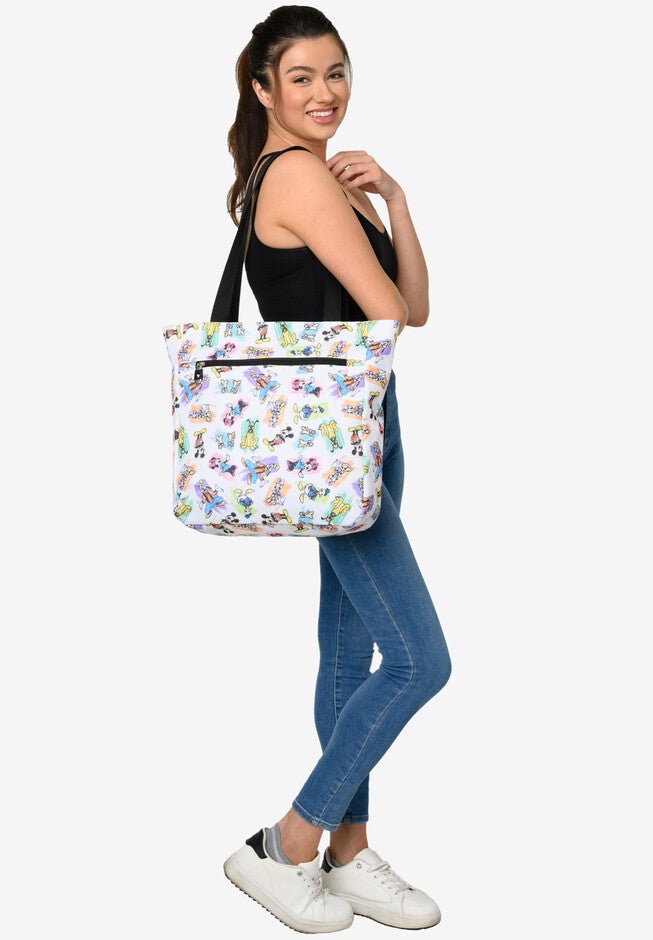 Mickey Mouse & Friends Beach Zippered Tote Bag, , alternate image number 3