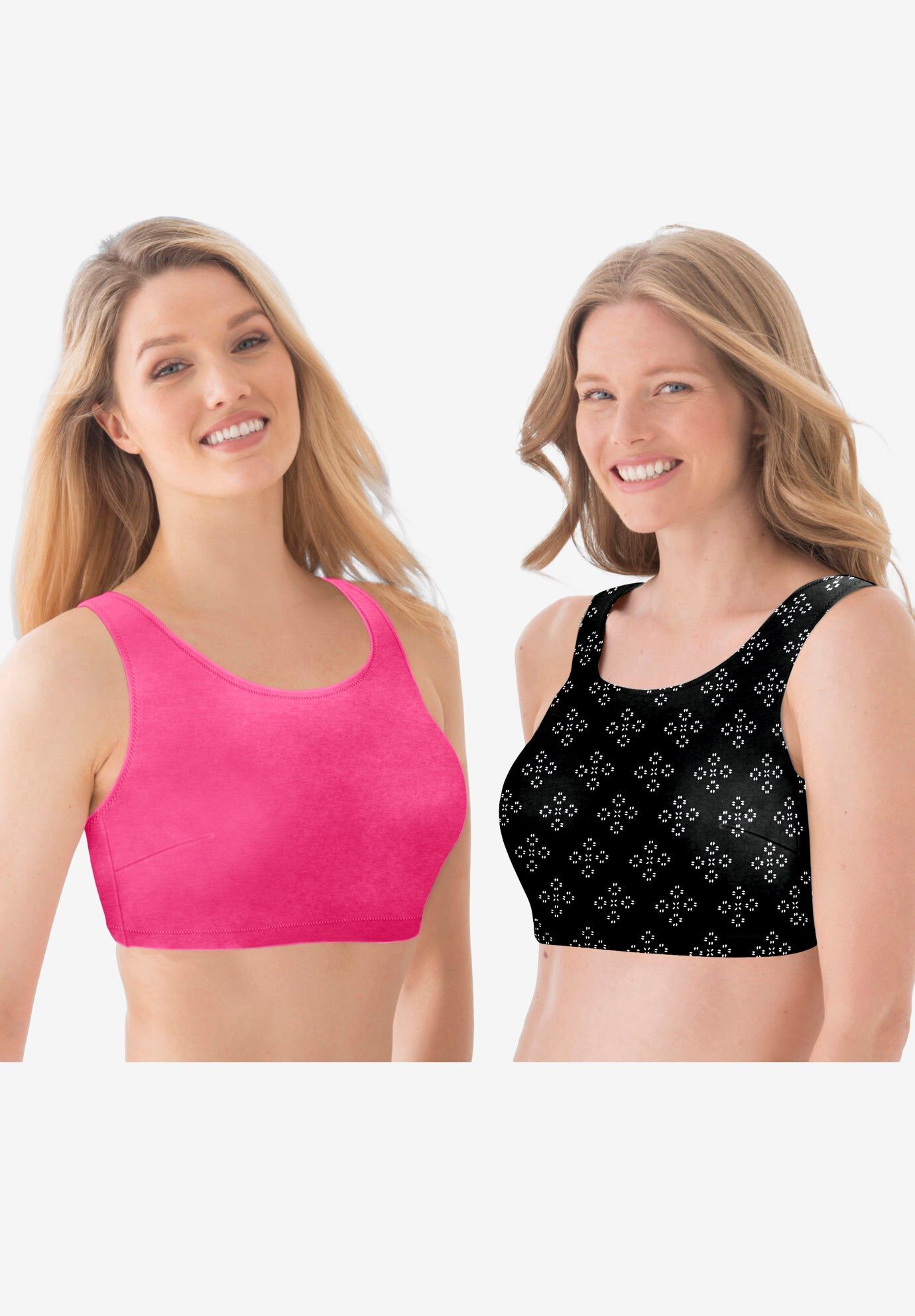 Wireless Sport Bra 2-Pack, GEO ASSORTED PACK, hi-res image number 0