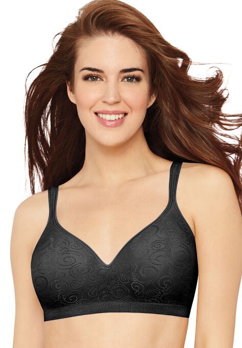 Comfort Revolution Wire Free Bra DF3463, BLACK SWIRL, hi-res image number null