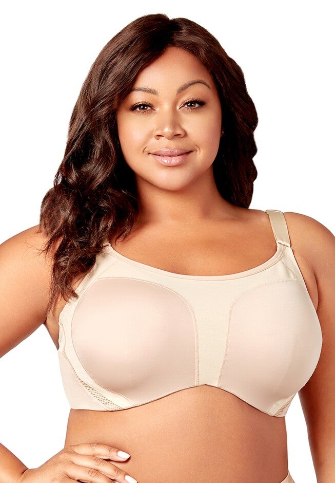 Microfiber Underwire Sports Bra , NUDE, hi-res image number null