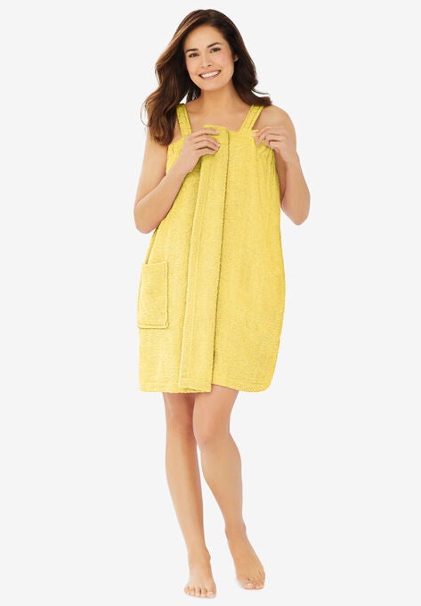 Dreams & Co.® Terry Towel Wrap, LEMON MIST, hi-res image number null