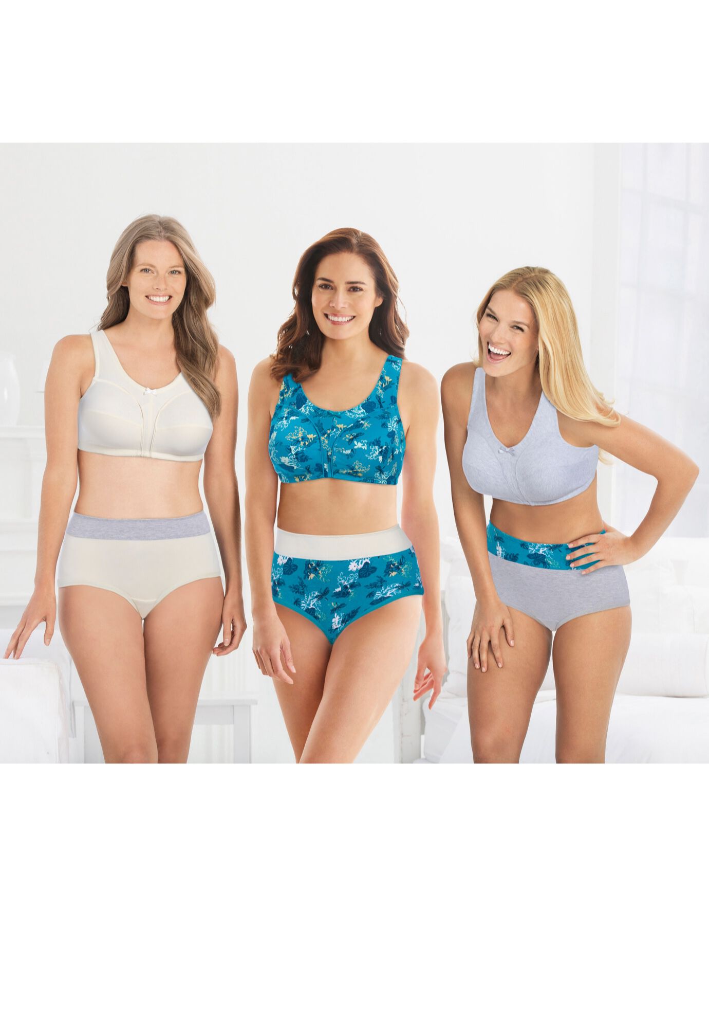 Full Coverage Stretch Cotton Color Block Brief 3-Pack, , alternate image number 13