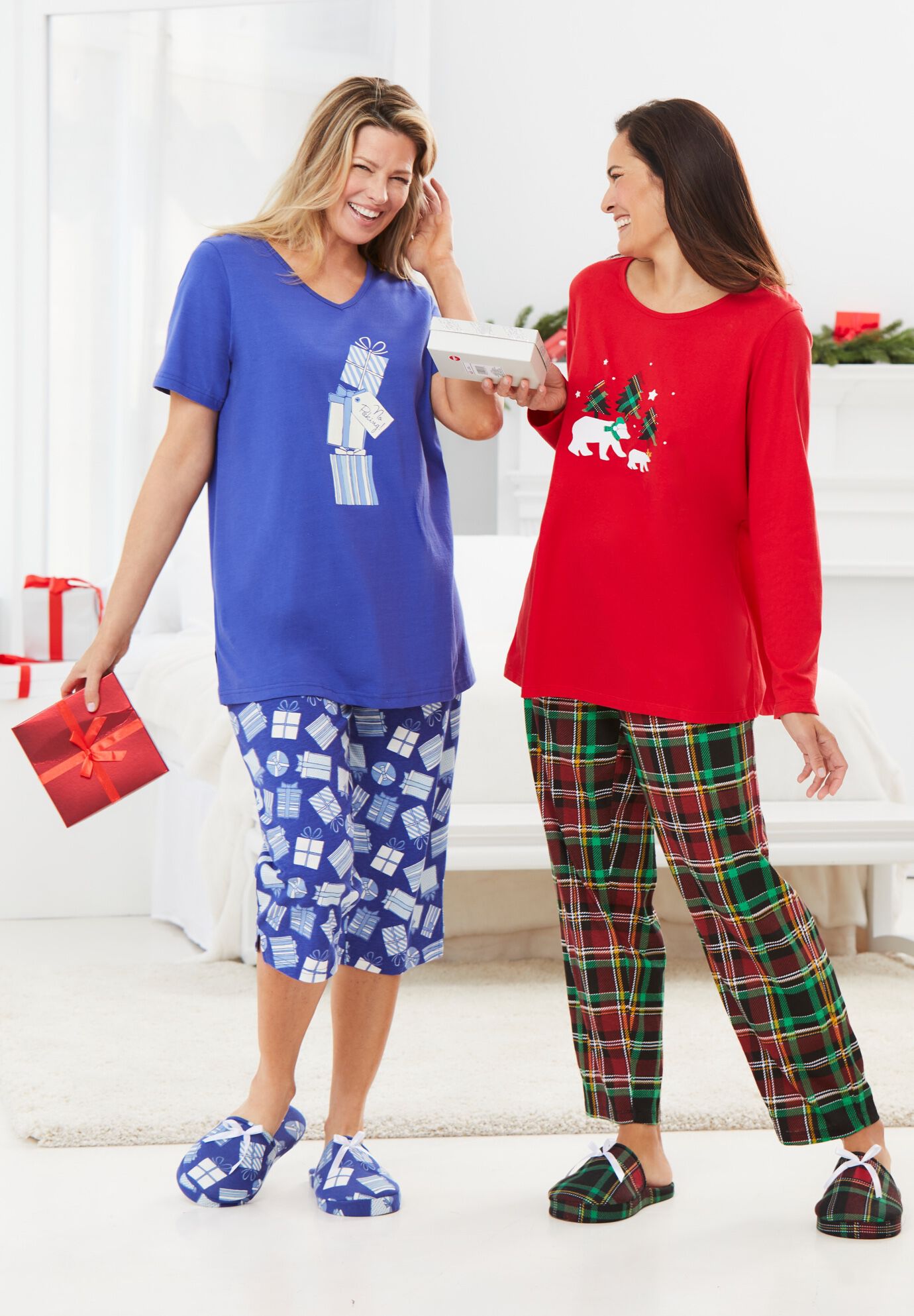 Long Sleeve Knit PJ Set, , alternate image number 6