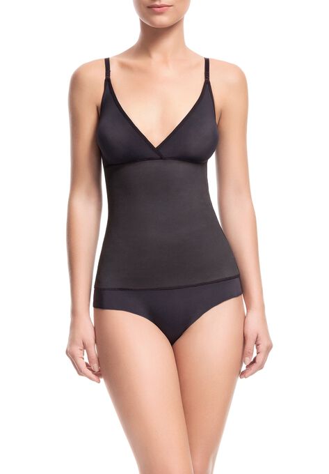 Celebrity Style Soft Cup Bodysuit, BLACK, hi-res image number null