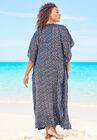 V-Neck Swim Caftan, , on-hover image number null