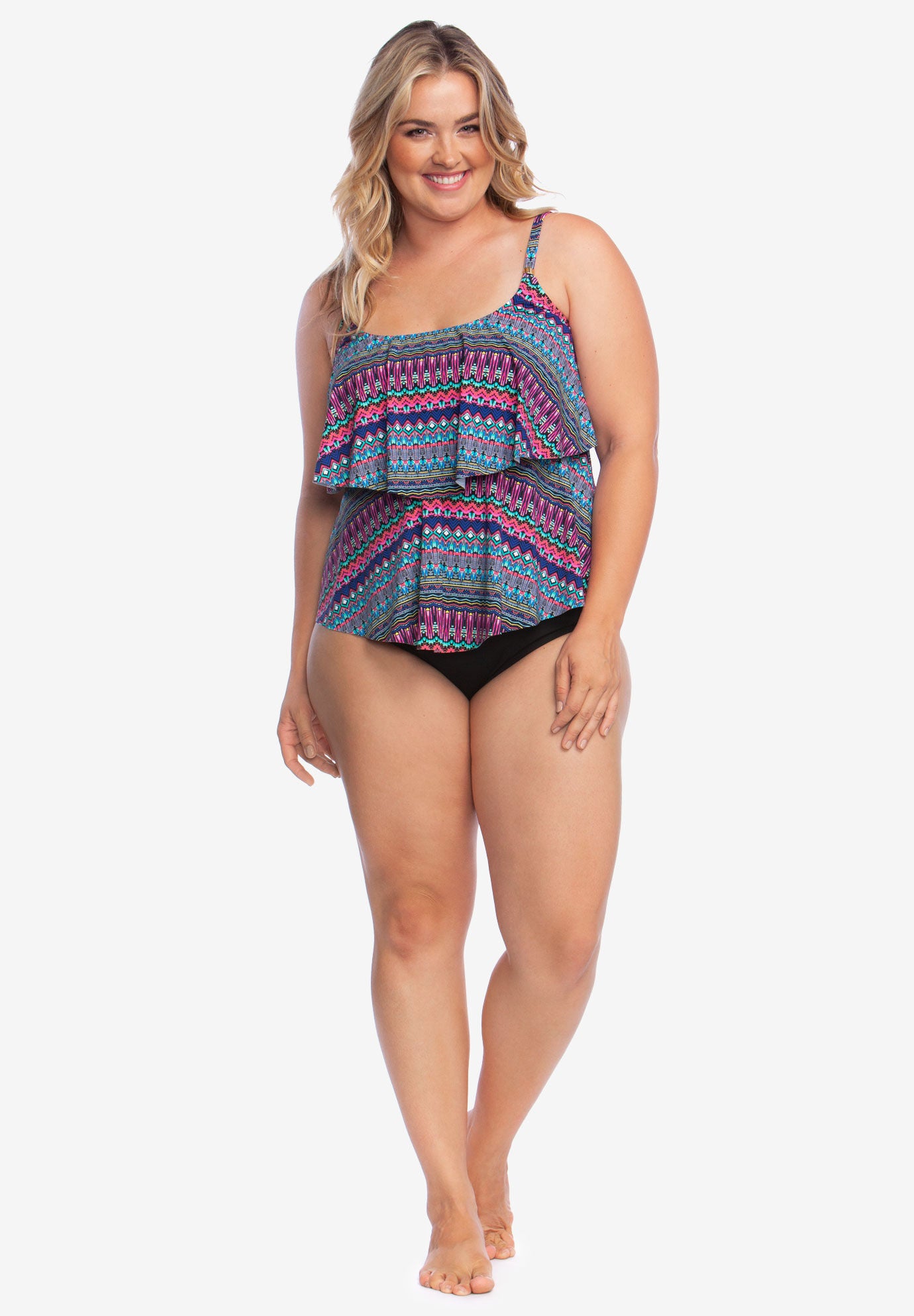 tiered tankini