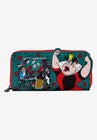 Loungefly X Disney Zip Around Wallet Queen Of Hearts Alice In Wonderland, BLACK, hi-res image number null