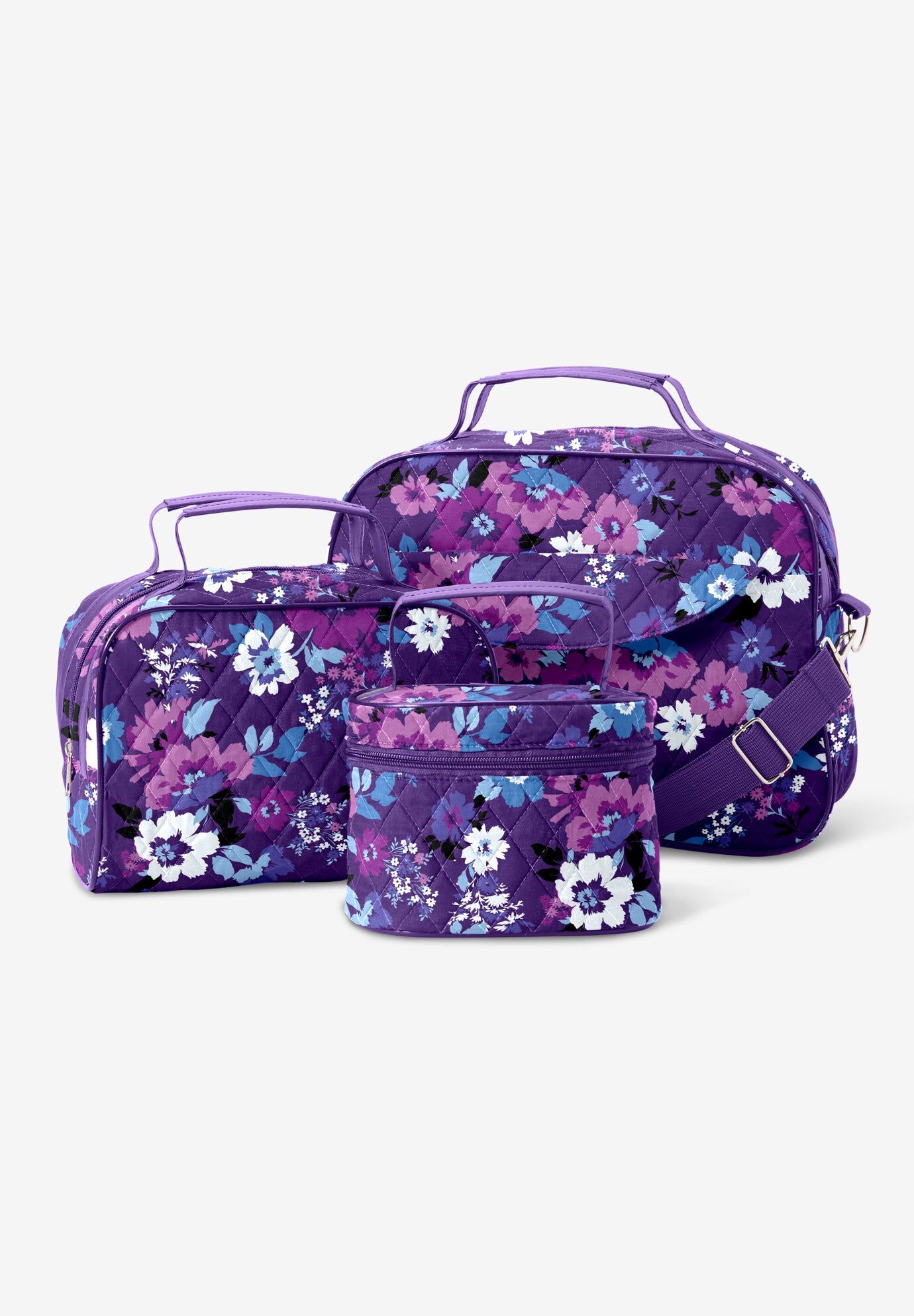 3-Piece Weekender Set, RADIANT PURPLE MULTI GARDEN, hi-res image number 0