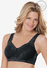 Side Wire Lace Bra, BLACK, hi-res image number null