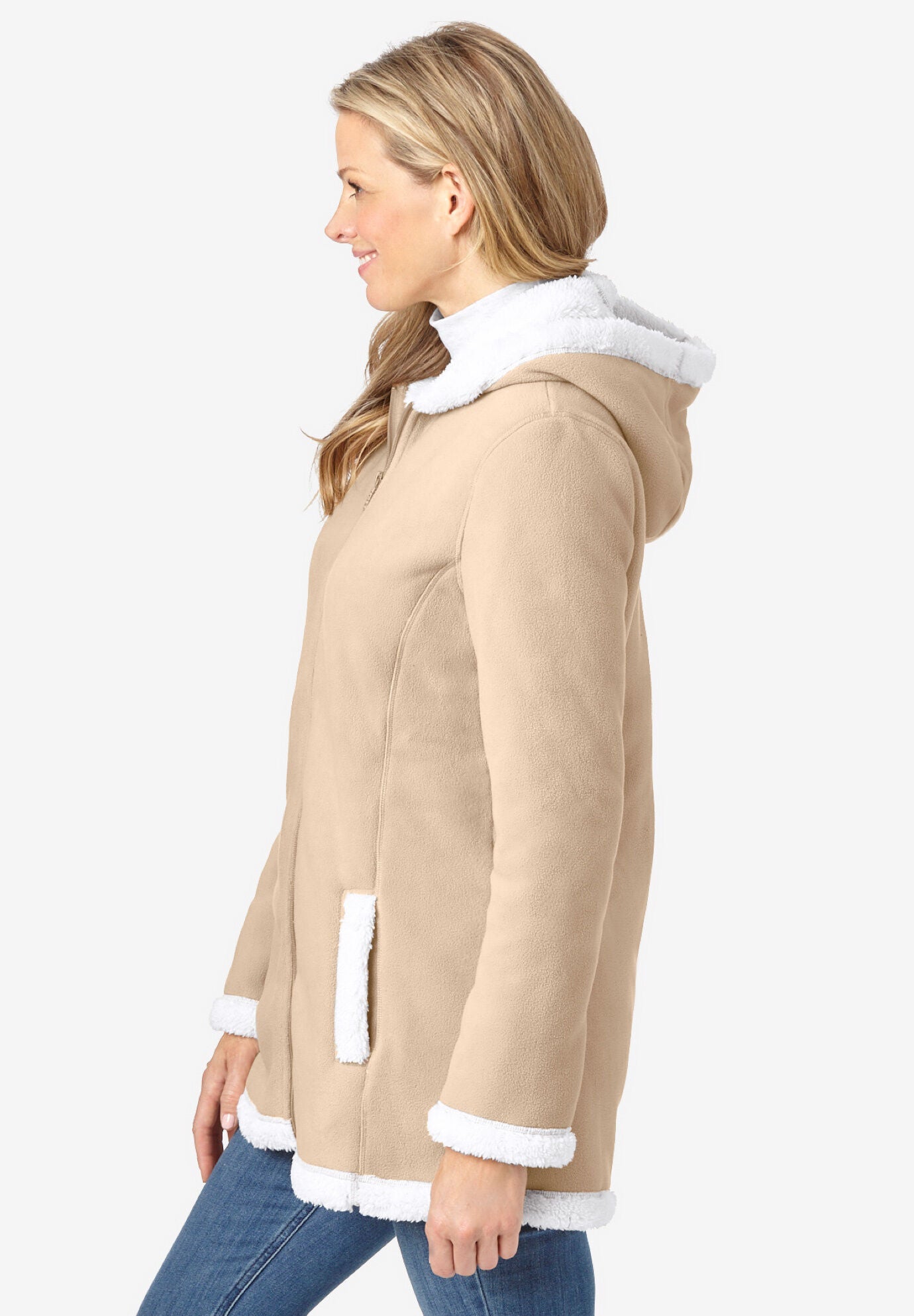 Totes Sherpa Lined Jacket Swimsuits For All