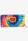 Disney x Loungefly Mickey & Minnie Mouse Tie-Dye Women's Zipper Wallet, , on-hover image number 1