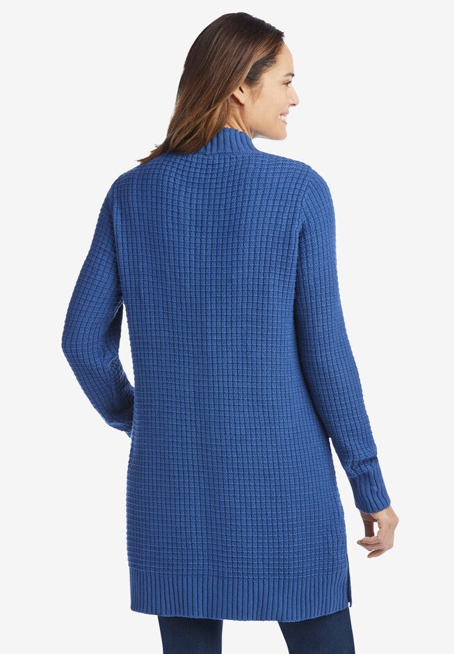 Button Hem Cardigan, , on-hover image number null