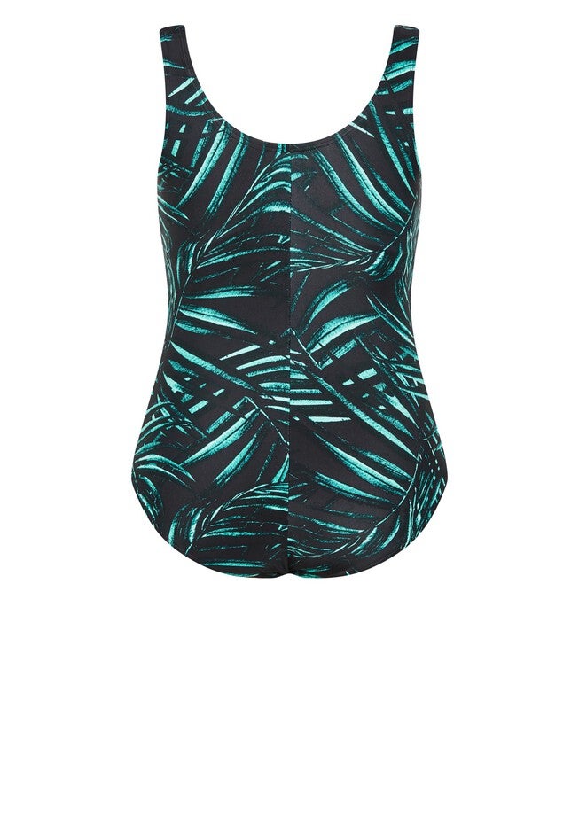 Tropics Print 1 Piece, AQUA PRINT, alternate image number null