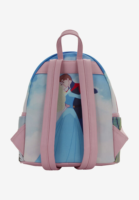 Loungefly X Disney Sleeping Beauty Mini Backpack Handbag Aurora Maleficent, , alternate image number null